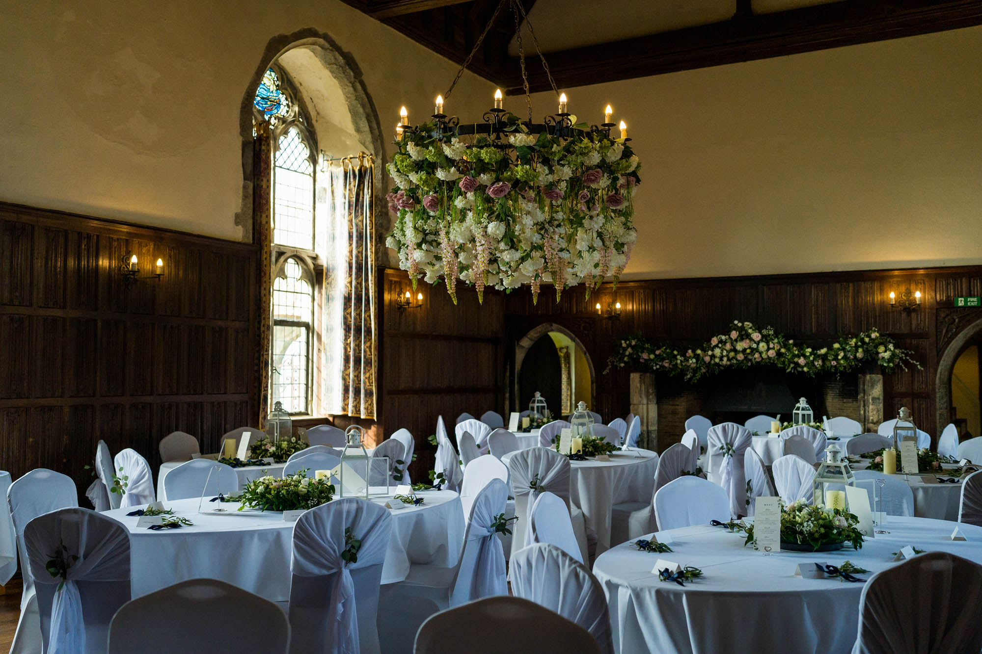 Lizzy and Rich getting married at Lympne Castle in Kent, captured by Benjamin Toms Photography