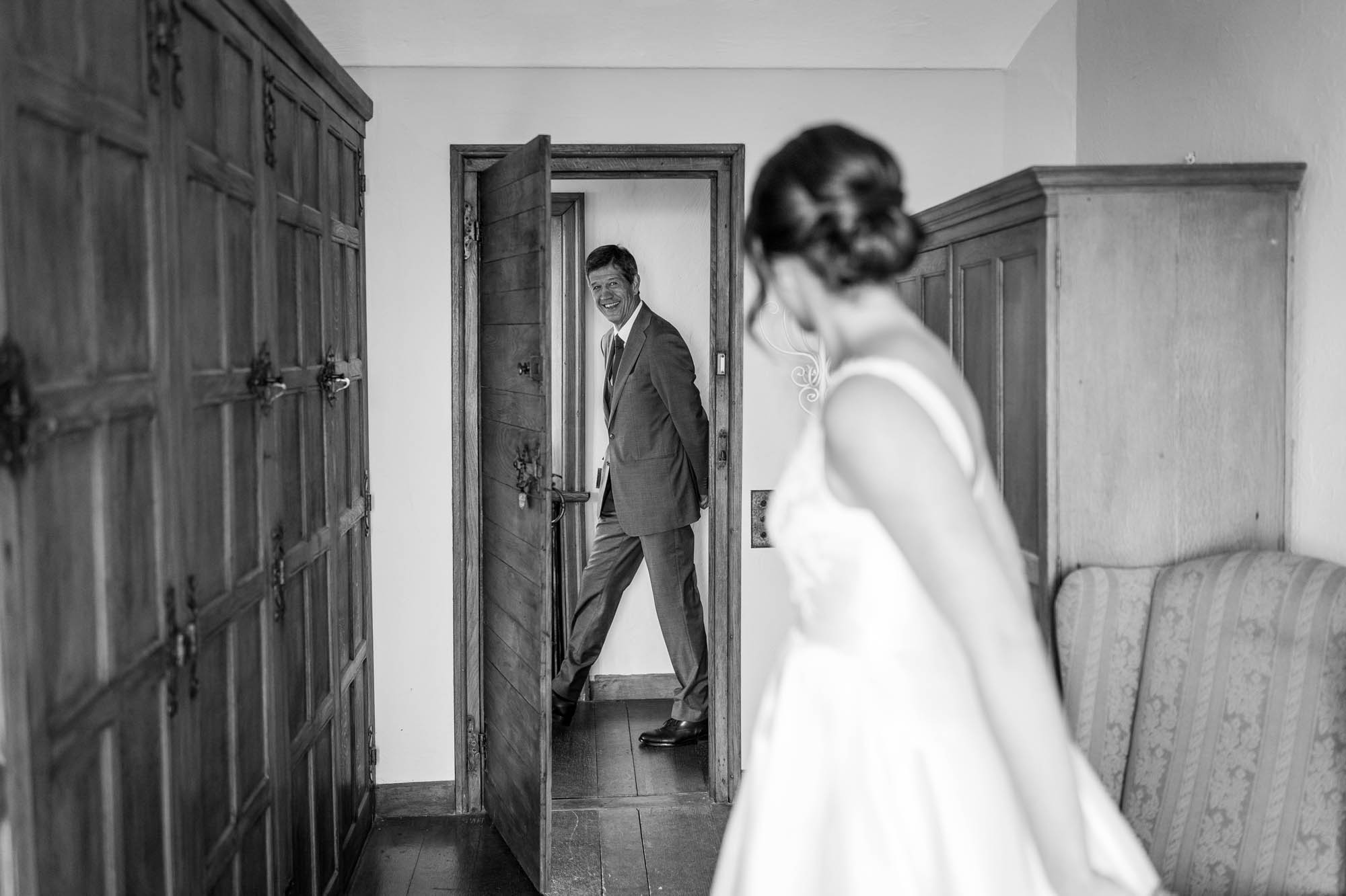 Lizzy and Rich getting married at Lympne Castle in Kent, captured by Benjamin Toms Photography
