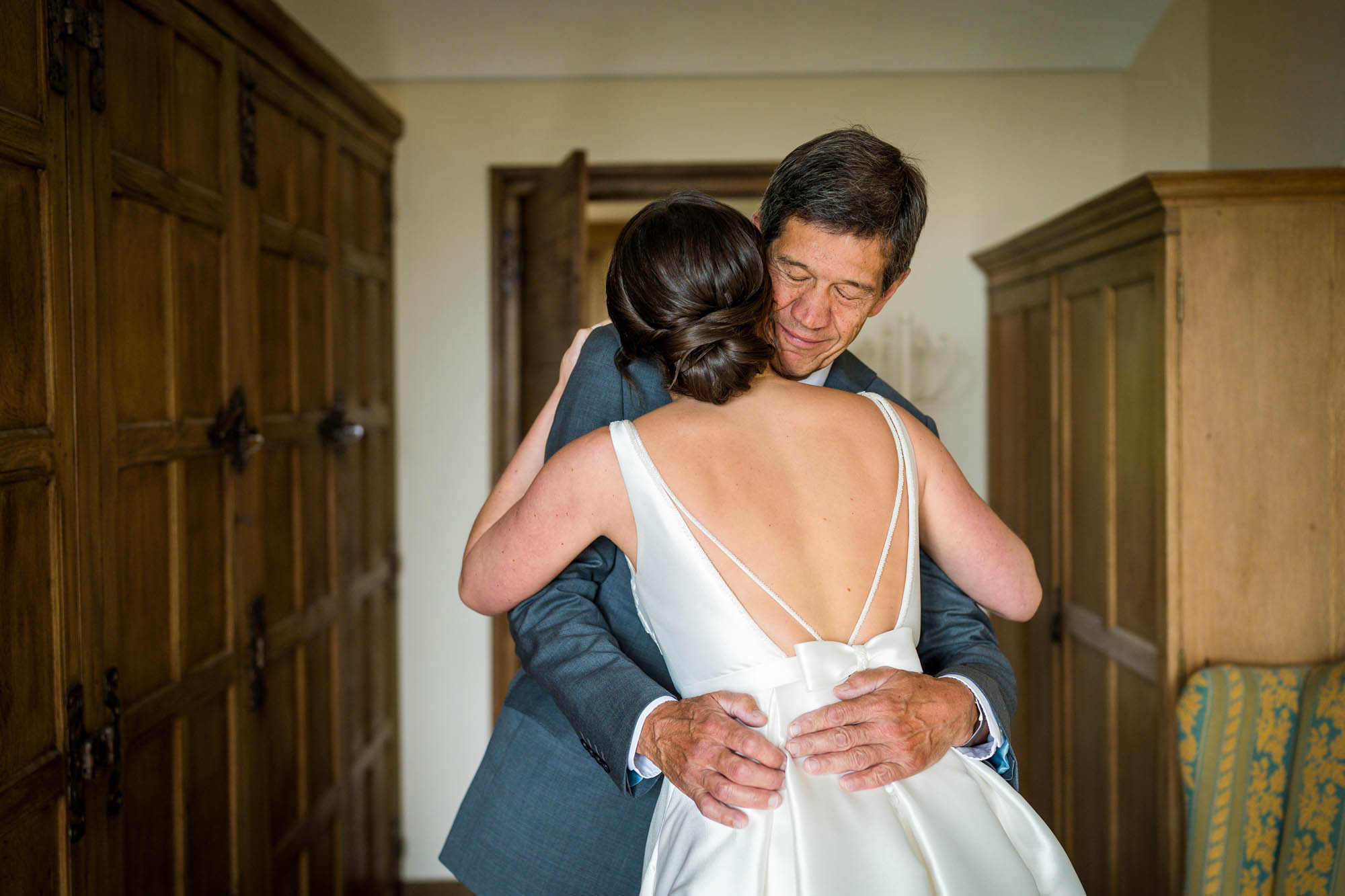 Lizzy and Rich getting married at Lympne Castle in Kent, captured by Benjamin Toms Photography