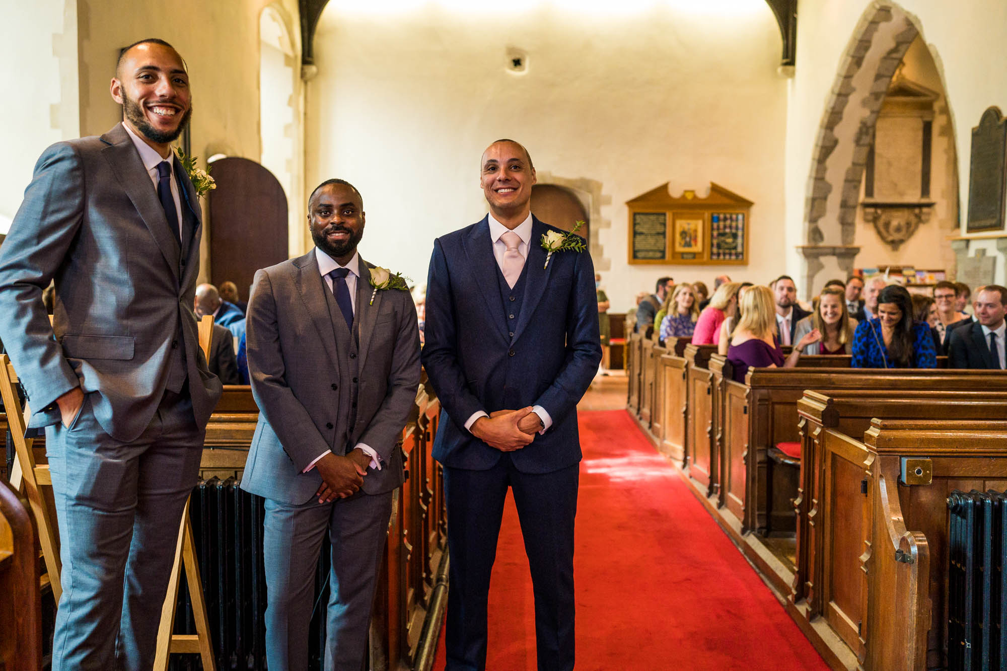 Lizzy and Rich getting married at Lympne Castle in Kent, captured by Benjamin Toms Photography