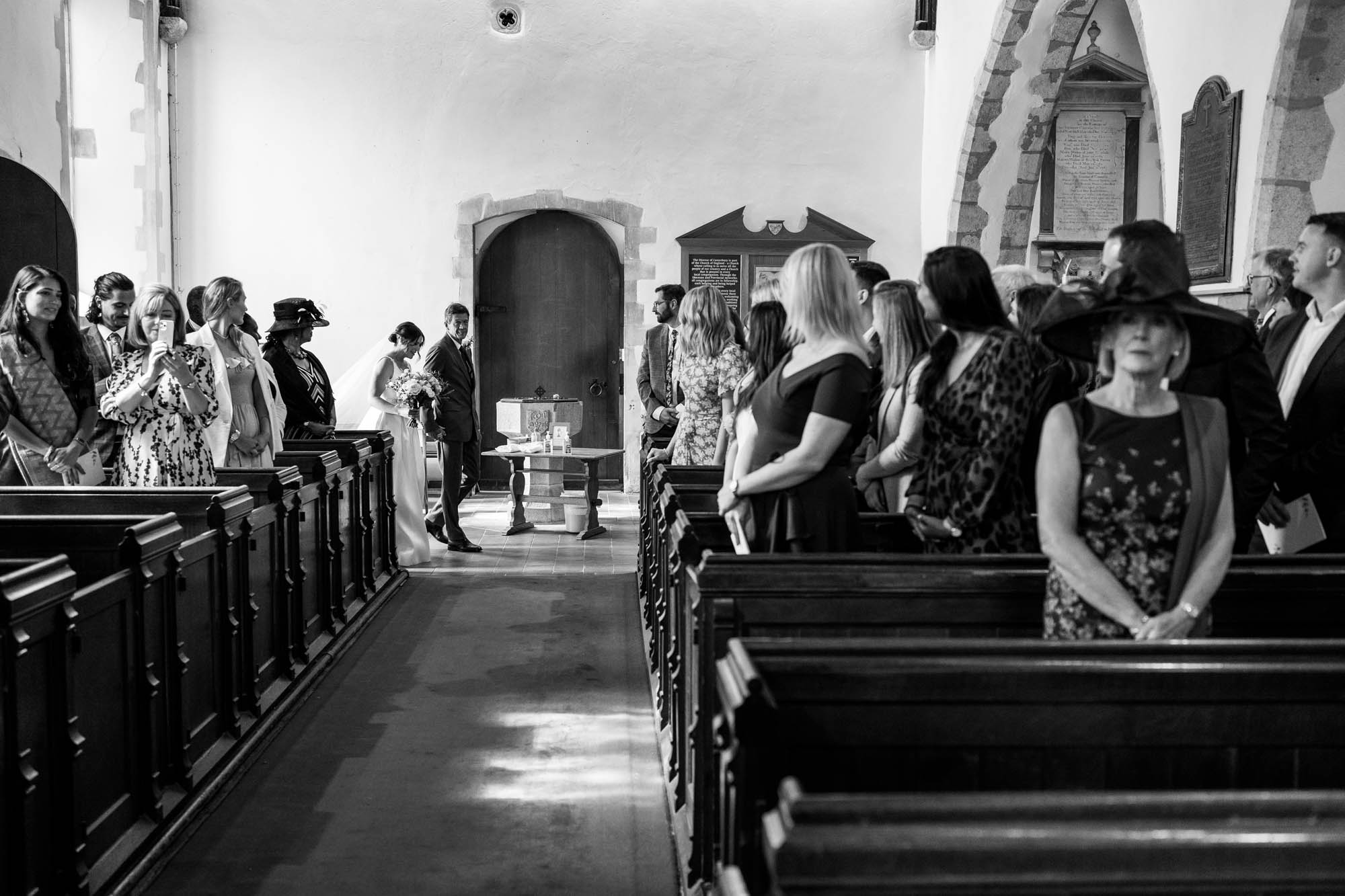 Lizzy and Rich getting married at Lympne Castle in Kent, captured by Benjamin Toms Photography