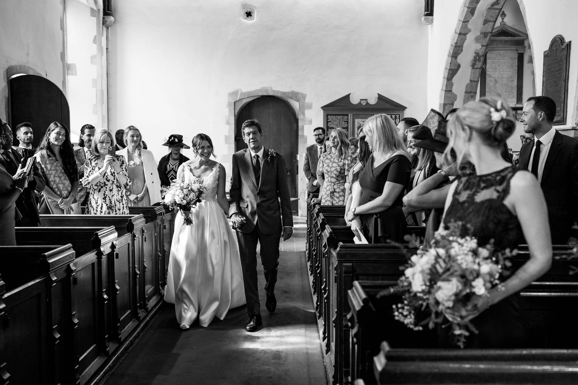 Lizzy and Rich getting married at Lympne Castle in Kent, captured by Benjamin Toms Photography