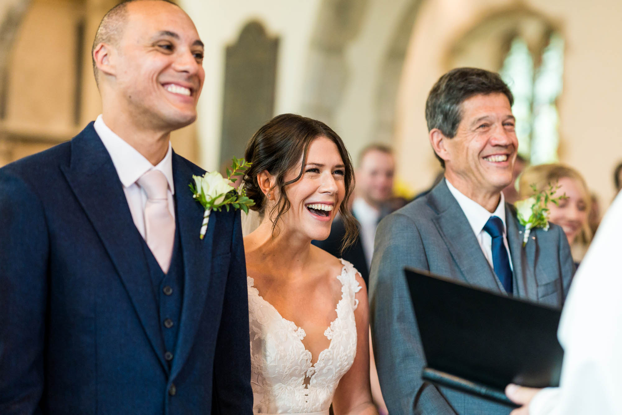 Lizzy and Rich getting married at Lympne Castle in Kent, captured by Benjamin Toms Photography