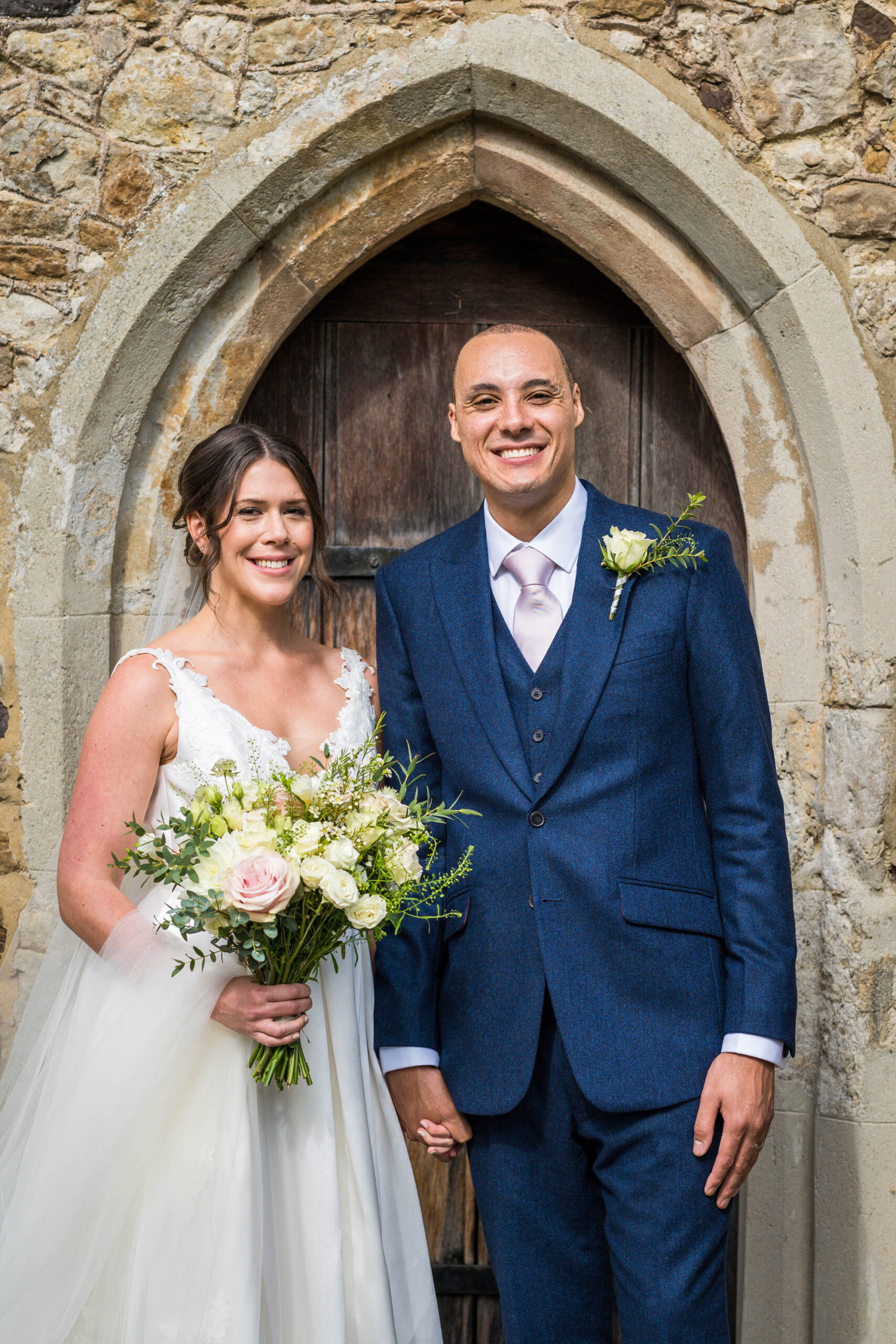 Lizzy and Rich getting married at Lympne Castle in Kent, captured by Benjamin Toms Photography