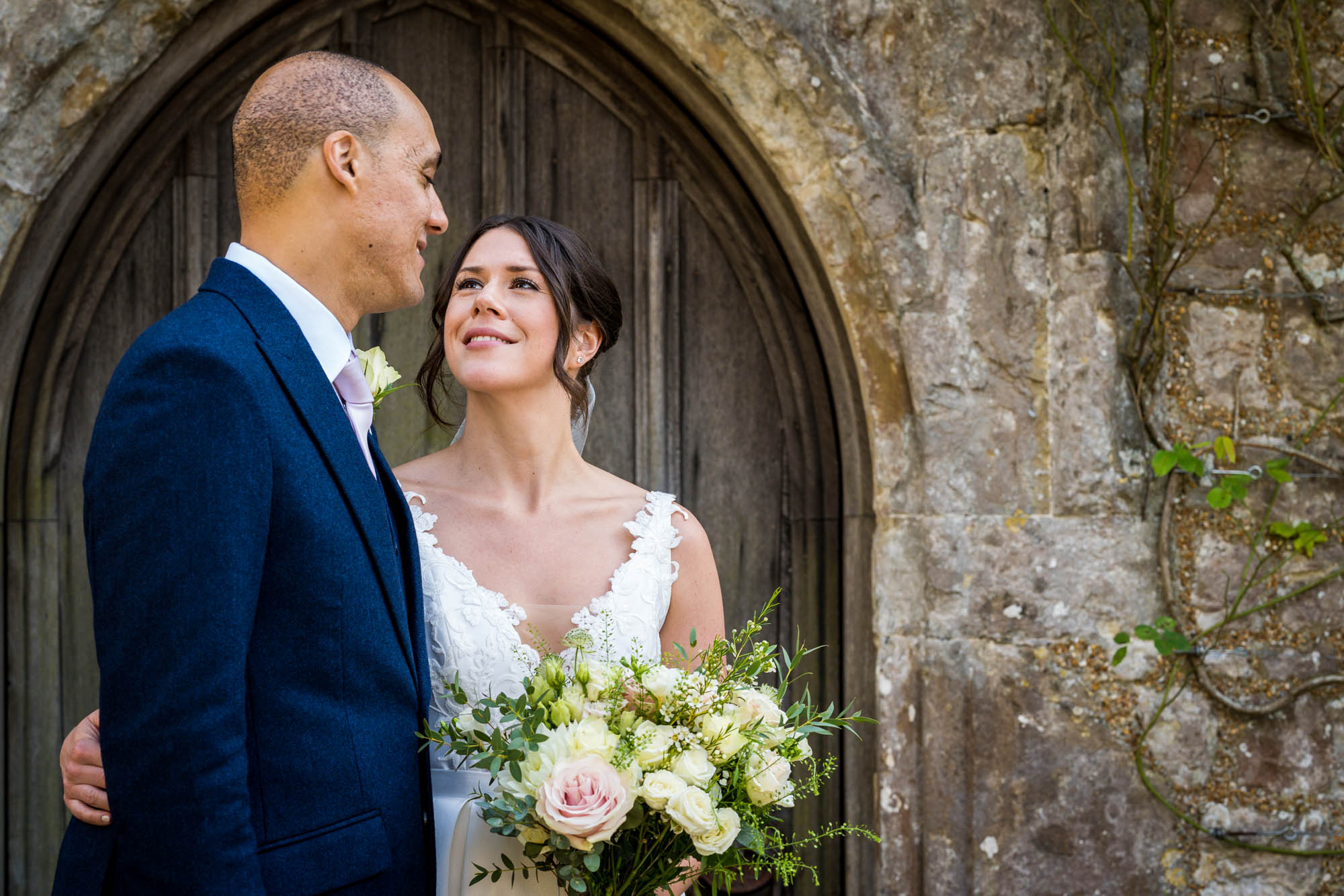 Lizzy and Rich getting married at Lympne Castle in Kent, captured by Benjamin Toms Photography