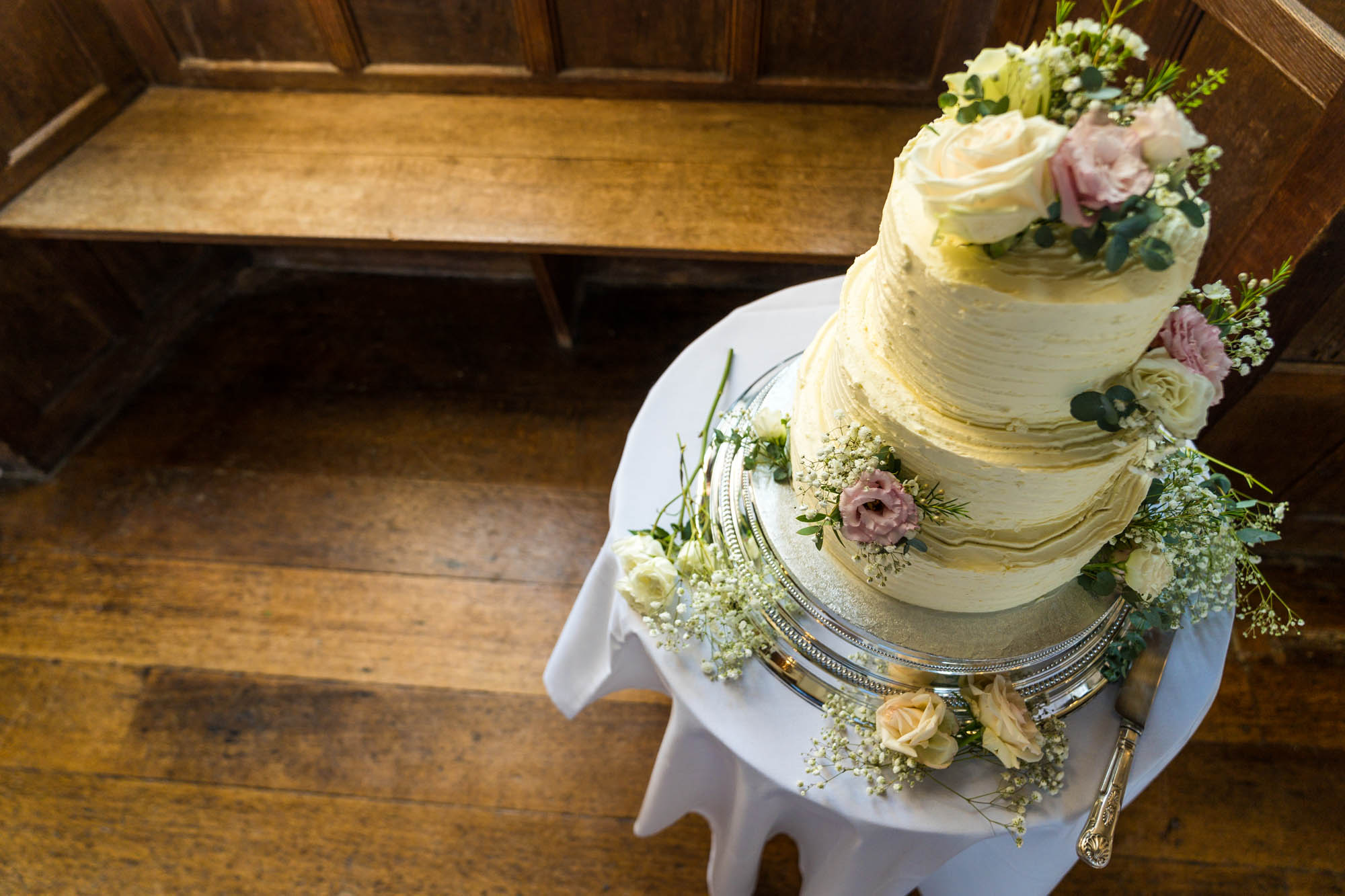 Lizzy and Rich getting married at Lympne Castle in Kent, captured by Benjamin Toms Photography