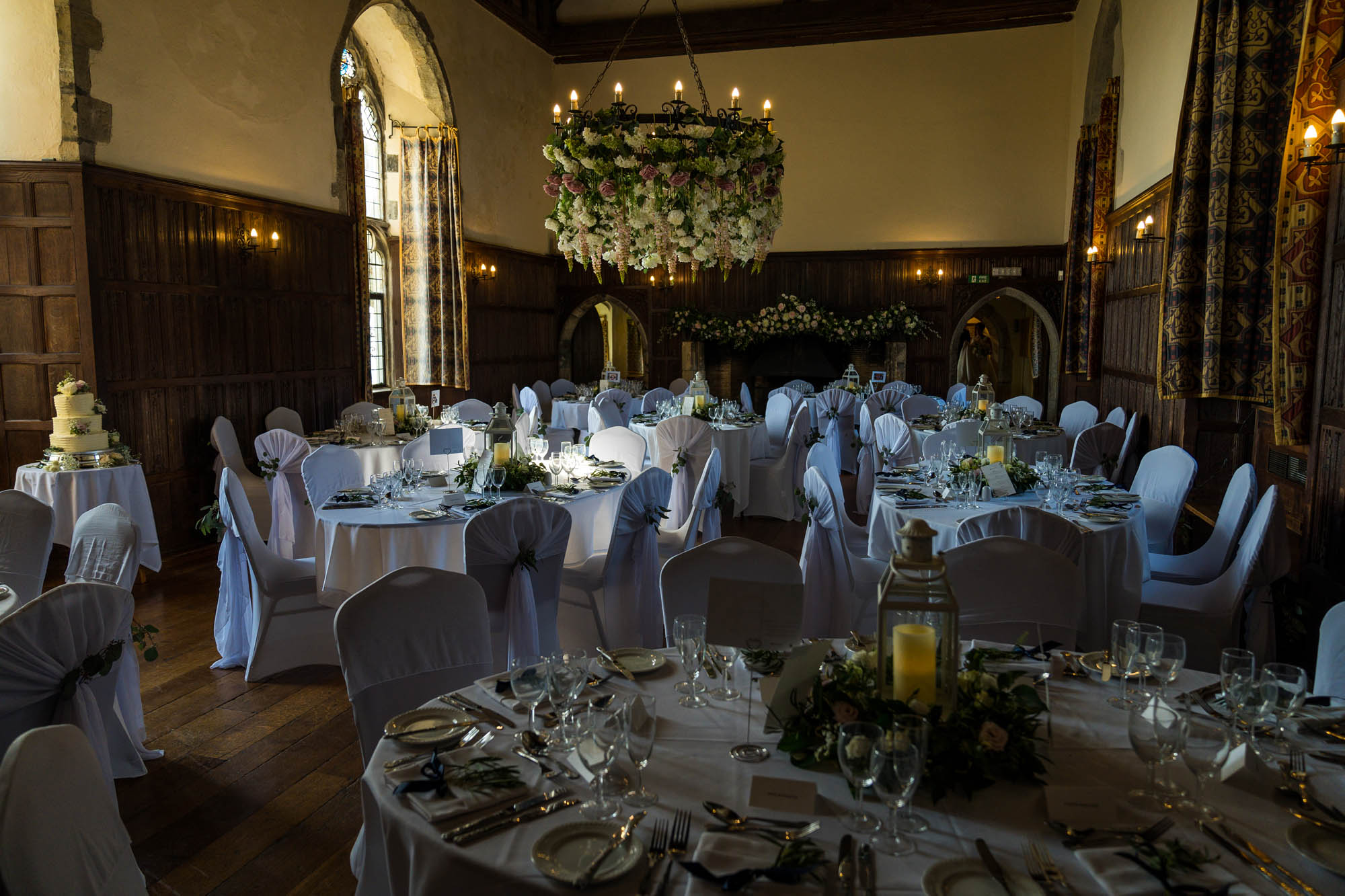 Lizzy and Rich getting married at Lympne Castle in Kent, captured by Benjamin Toms Photography