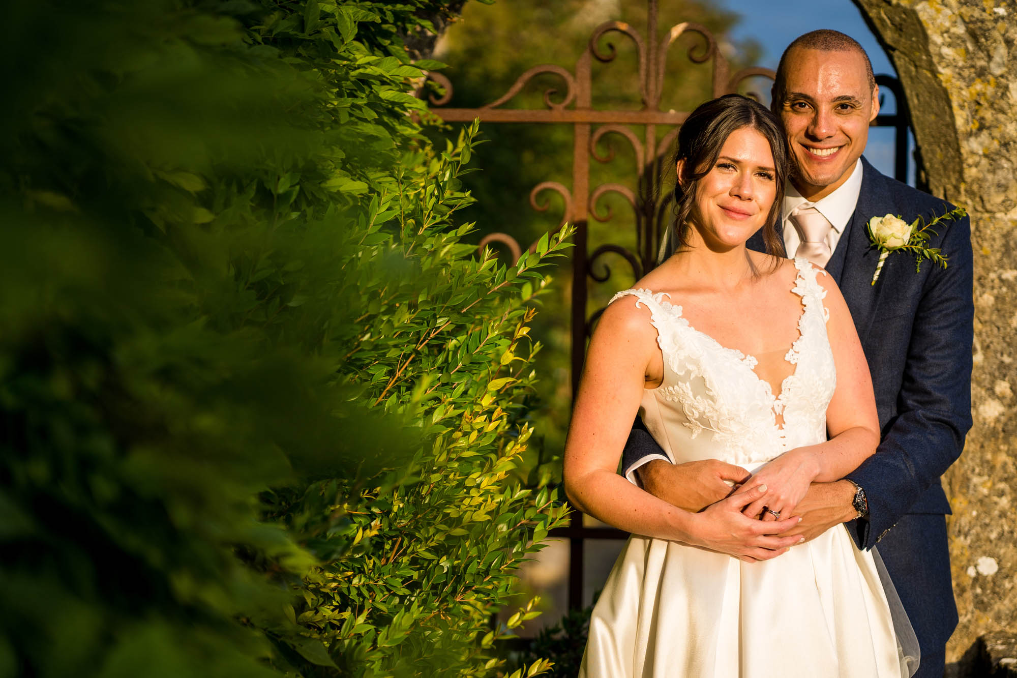 Lizzy and Rich getting married at Lympne Castle in Kent, captured by Benjamin Toms Photography