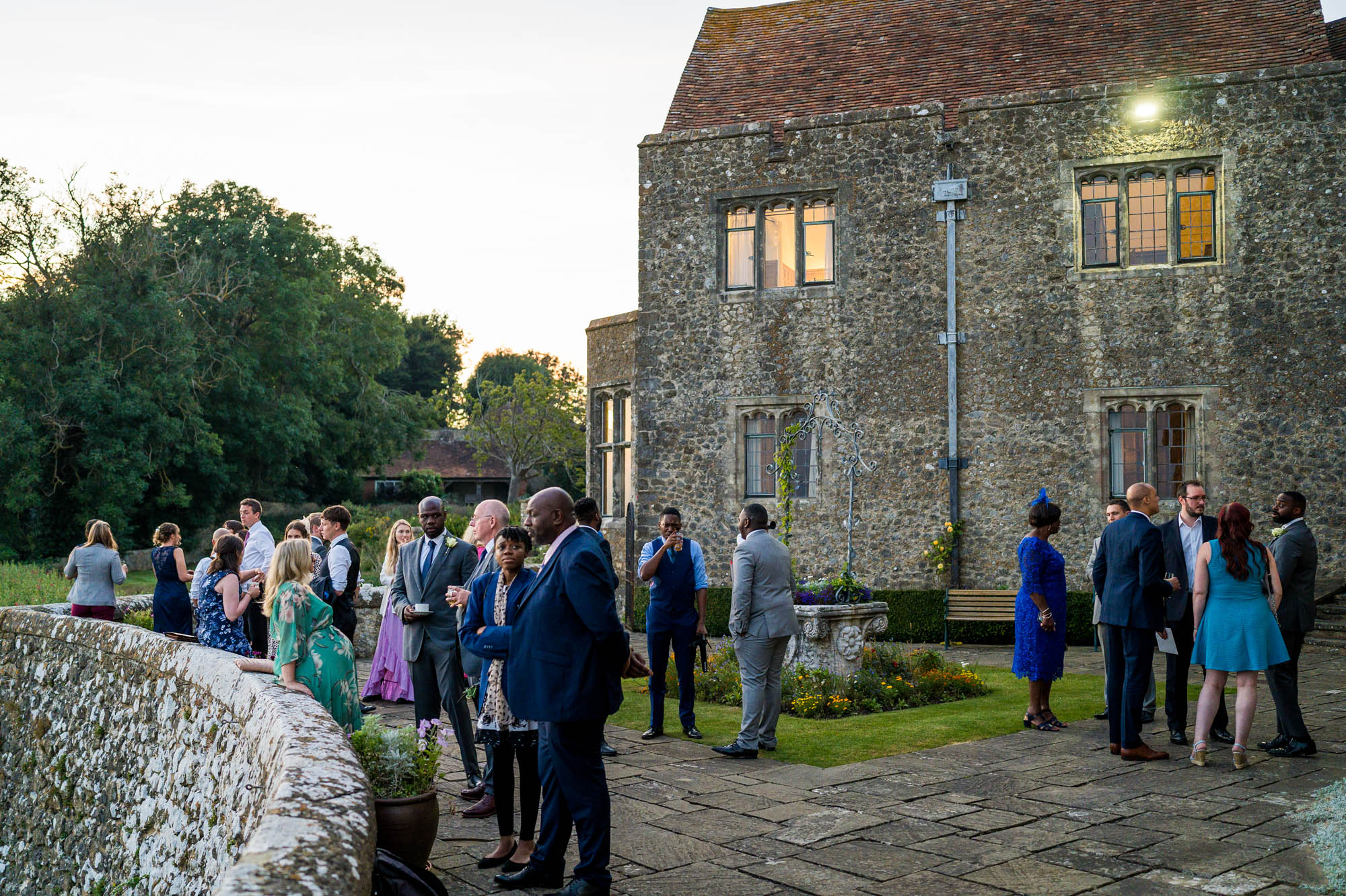 Lizzy and Rich getting married at Lympne Castle in Kent, captured by Benjamin Toms Photography