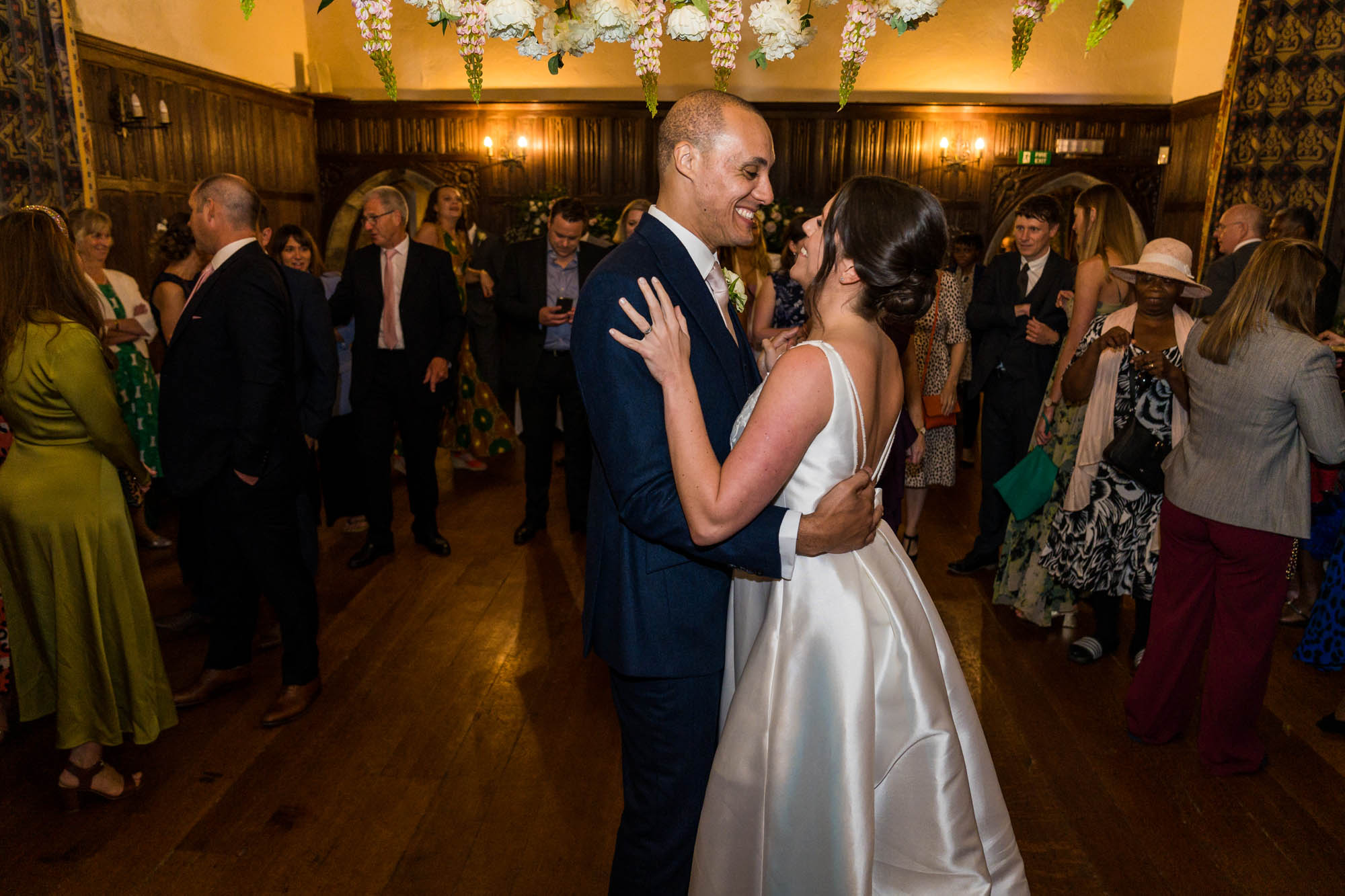 Lizzy and Rich getting married at Lympne Castle in Kent, captured by Benjamin Toms Photography