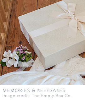 Memories and wedding keepsakes