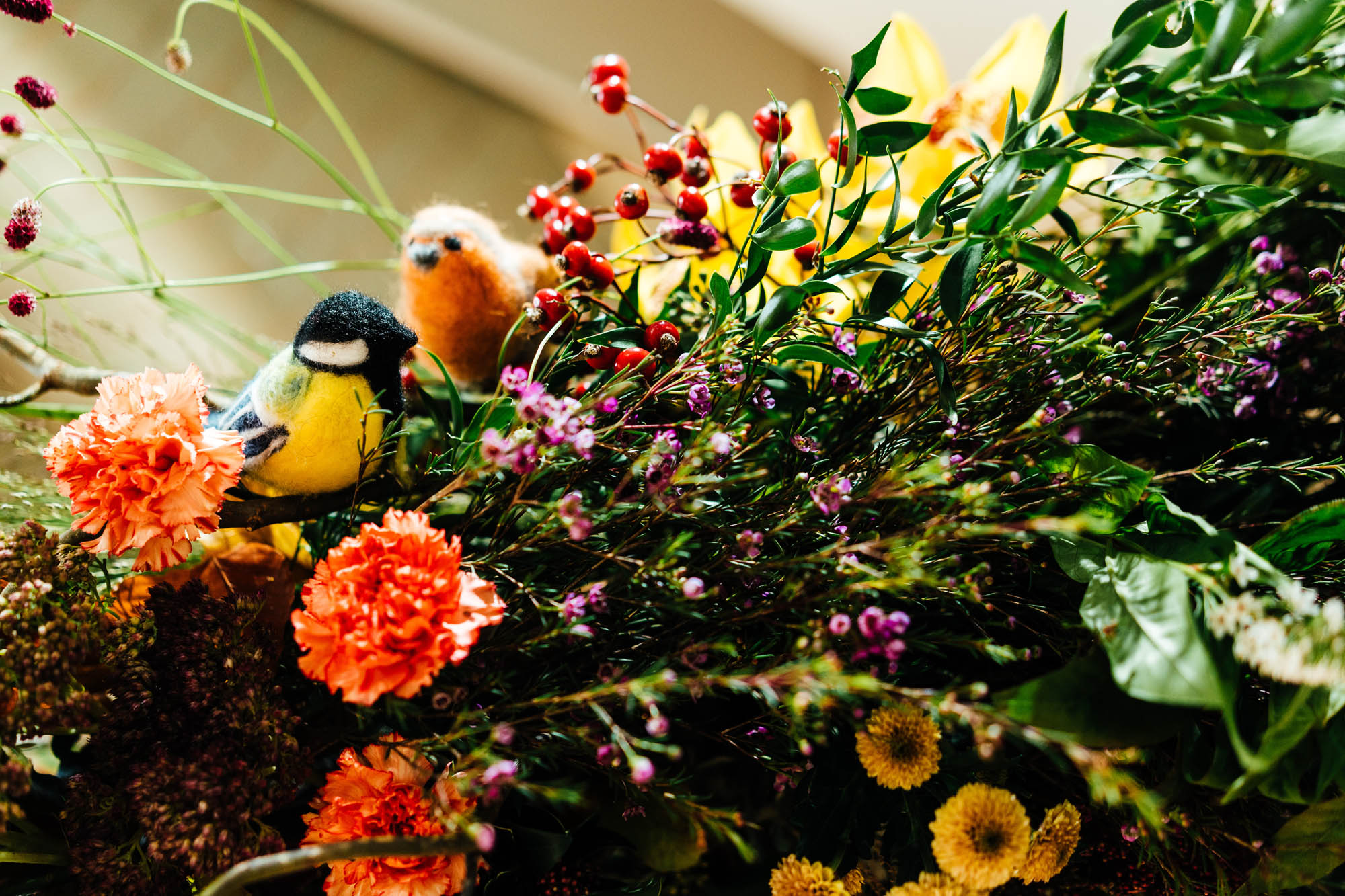 Naomi and Chris's alternative autumn wedding by Hannah Hall Photography