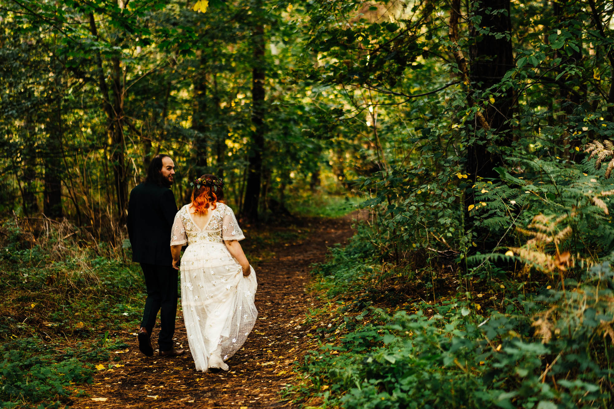 Naomi and Chris's alternative autumn wedding by Hannah Hall Photography