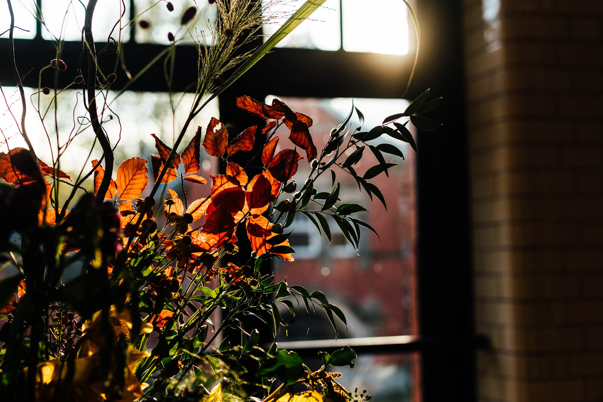 Naomi and Chris's alternative autumn wedding by Hannah Hall Photography