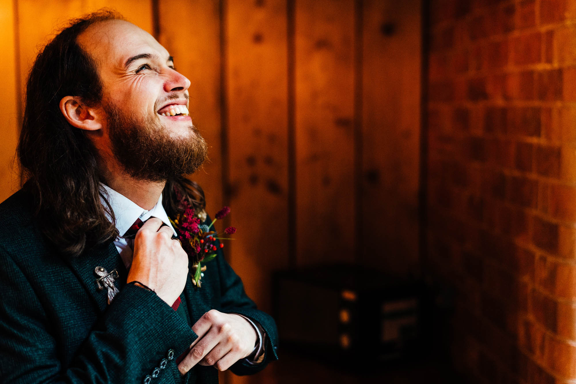 Naomi and Chris's alternative autumn wedding by Hannah Hall Photography