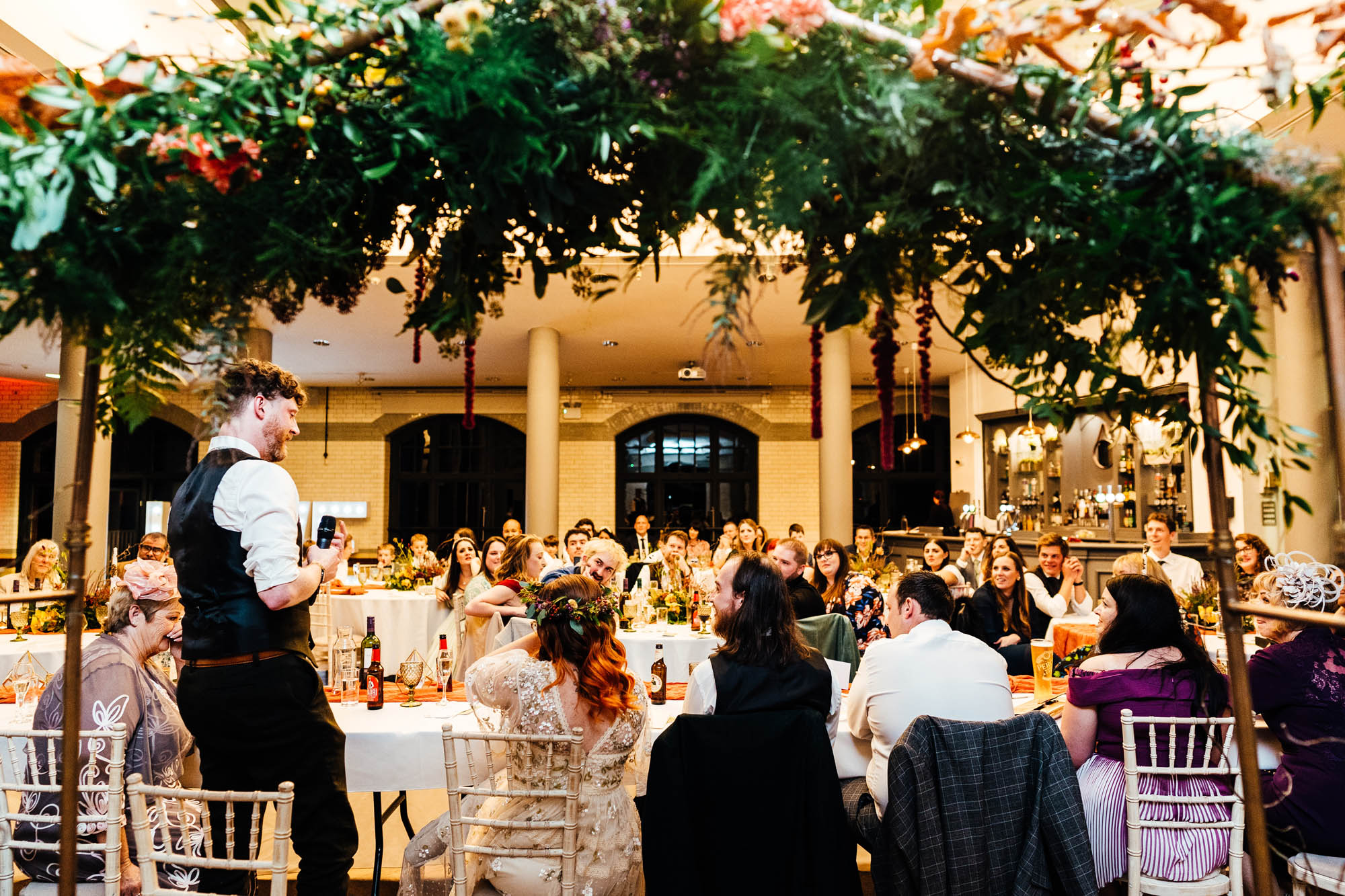 Naomi and Chris's alternative autumn wedding by Hannah Hall Photography