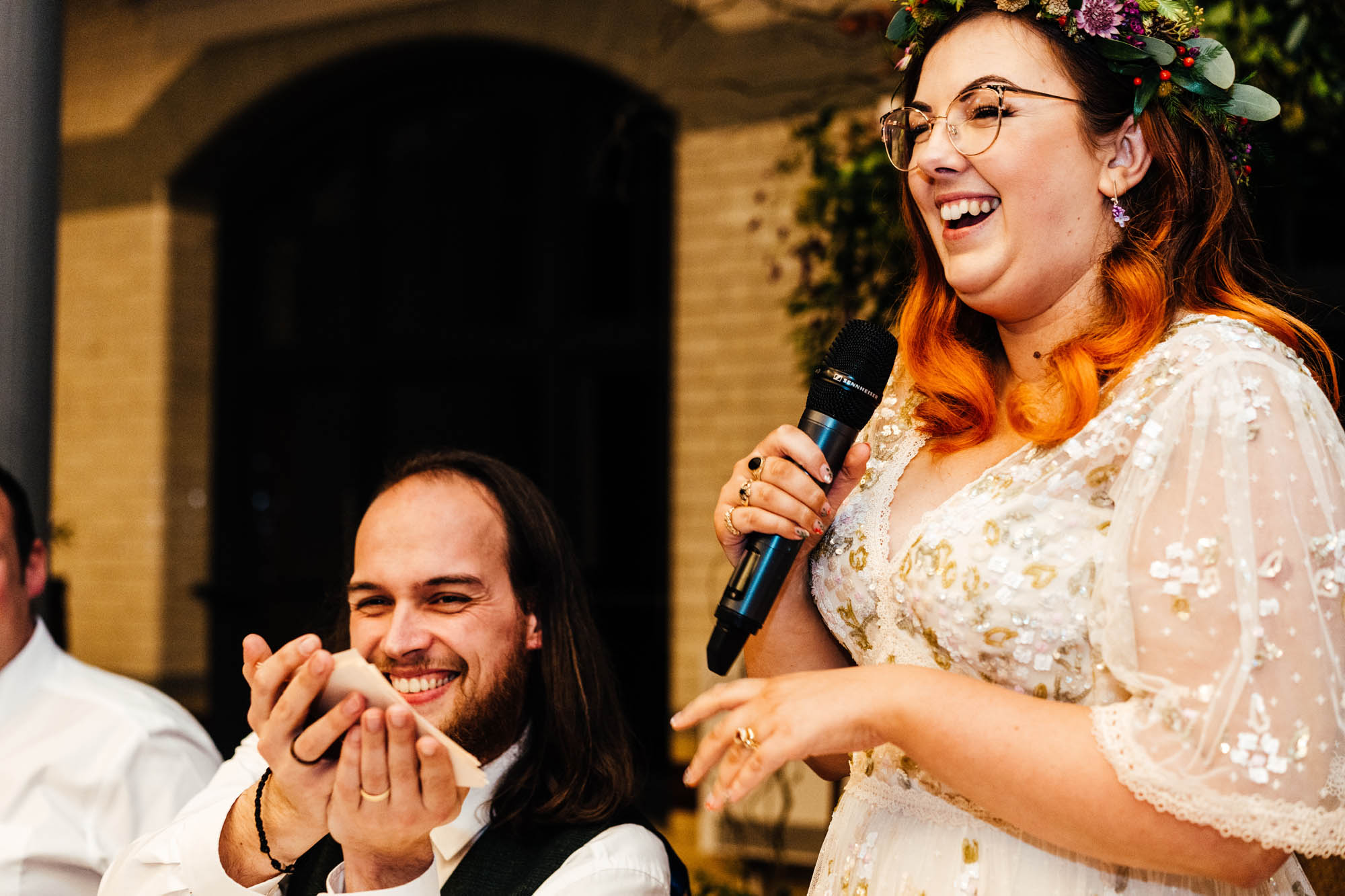 Naomi and Chris's alternative autumn wedding by Hannah Hall Photography