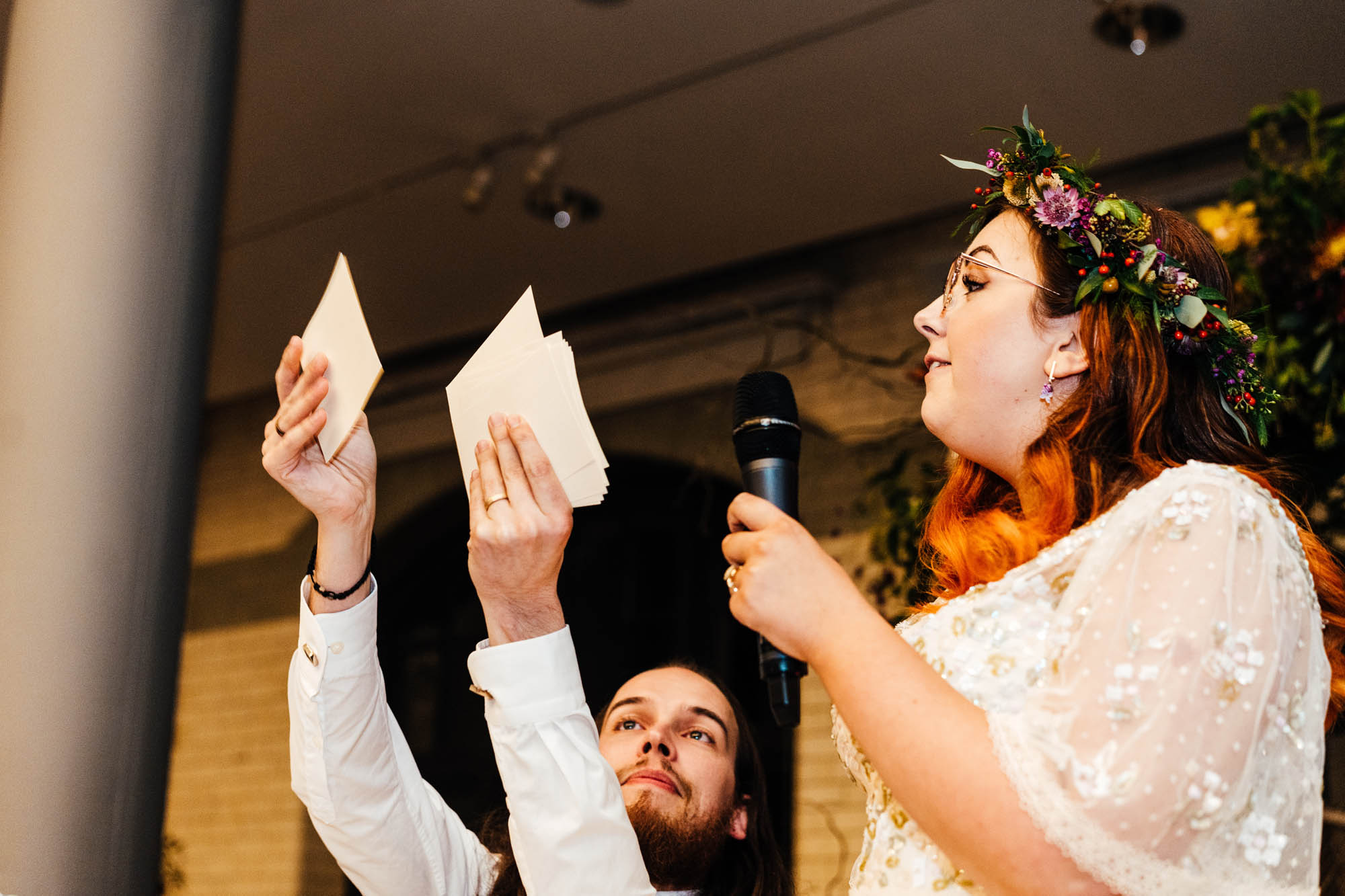 Naomi and Chris's alternative autumn wedding by Hannah Hall Photography