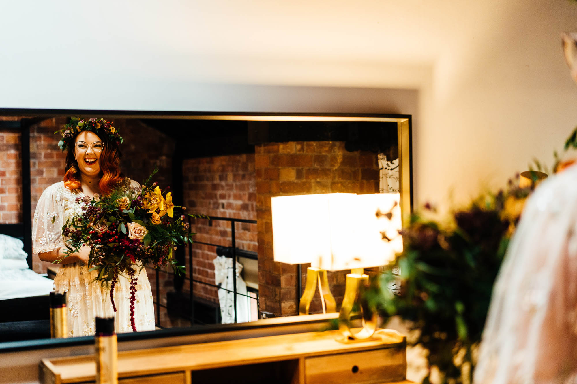 Naomi and Chris's alternative autumn wedding by Hannah Hall Photography
