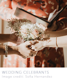 wedding celebrants at English Wedding